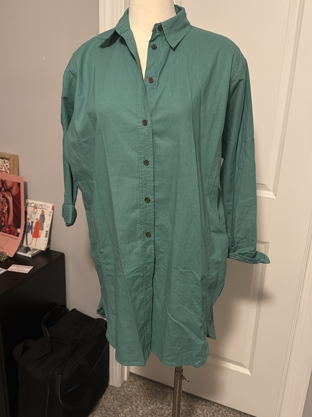 Universal Thread Button-Front Shirt Dress